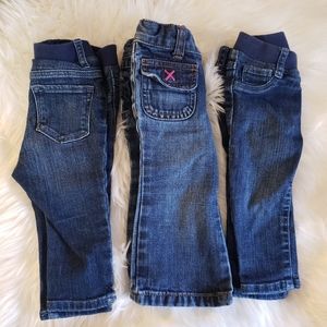 Bundle of 3 Jeans Gap & Old Navy 6-12 months